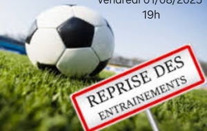 Reprise des entraînements 